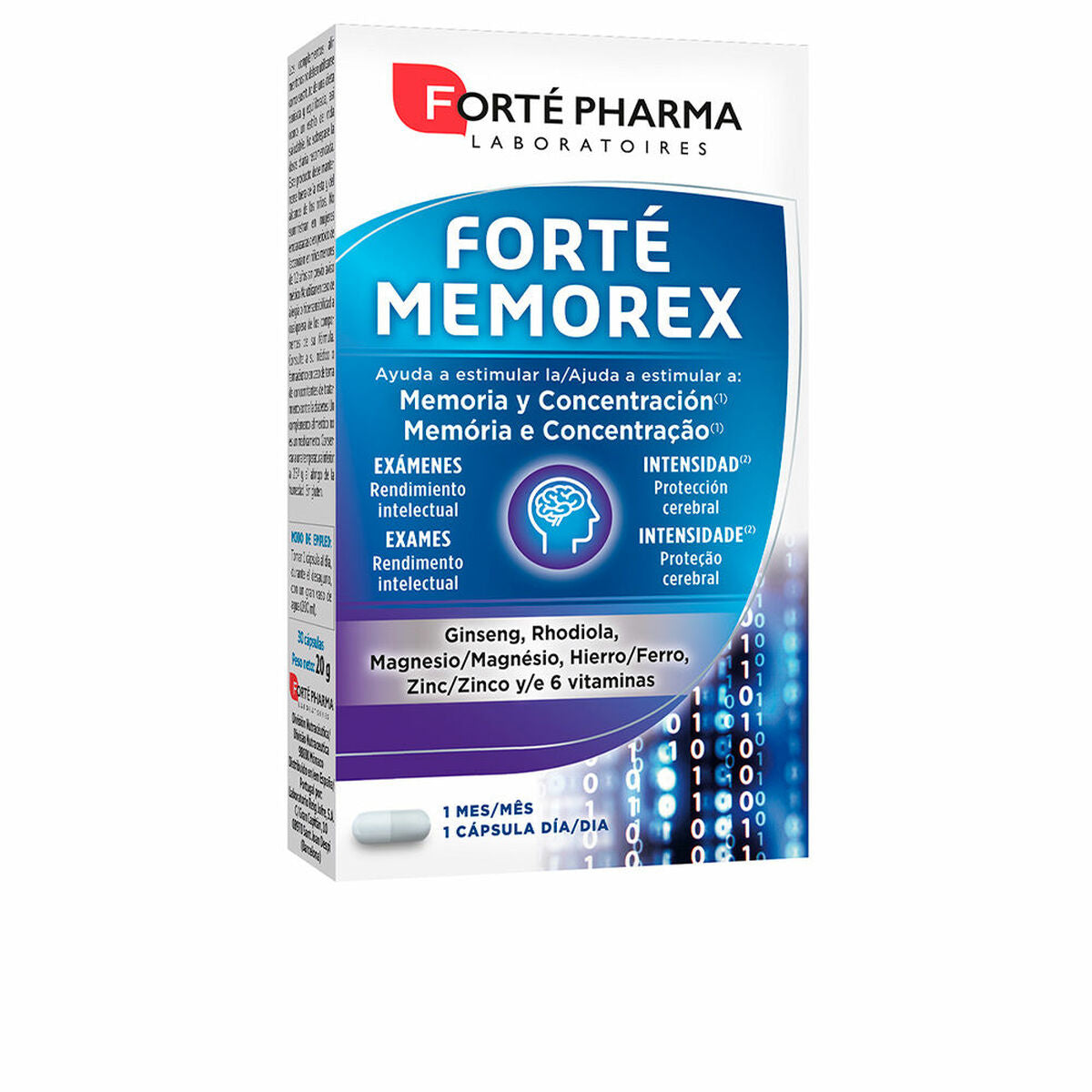 Brain supplement Forté Pharma Forté Memorex 28 Units Forté Pharma