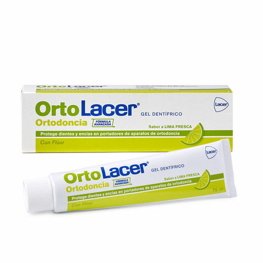 Toothpaste Lacer Ortodoncia Lime (75 ml) Lacer