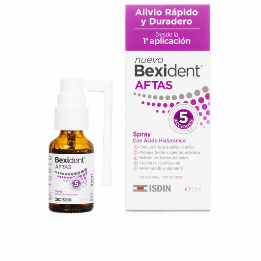 Mouthwash Isdin Bexident Aftas Mouth protector (15 ml) Isdin