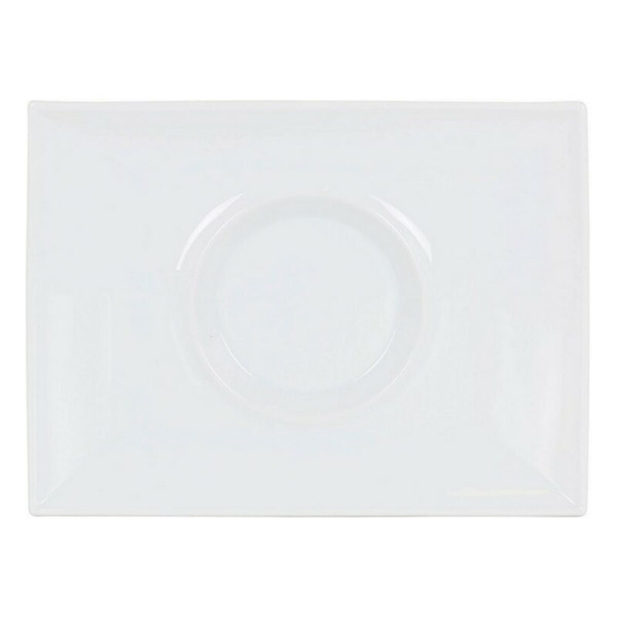 Flat plate Gourmet Porcelain White (29,5 x 22 x 3 cm)