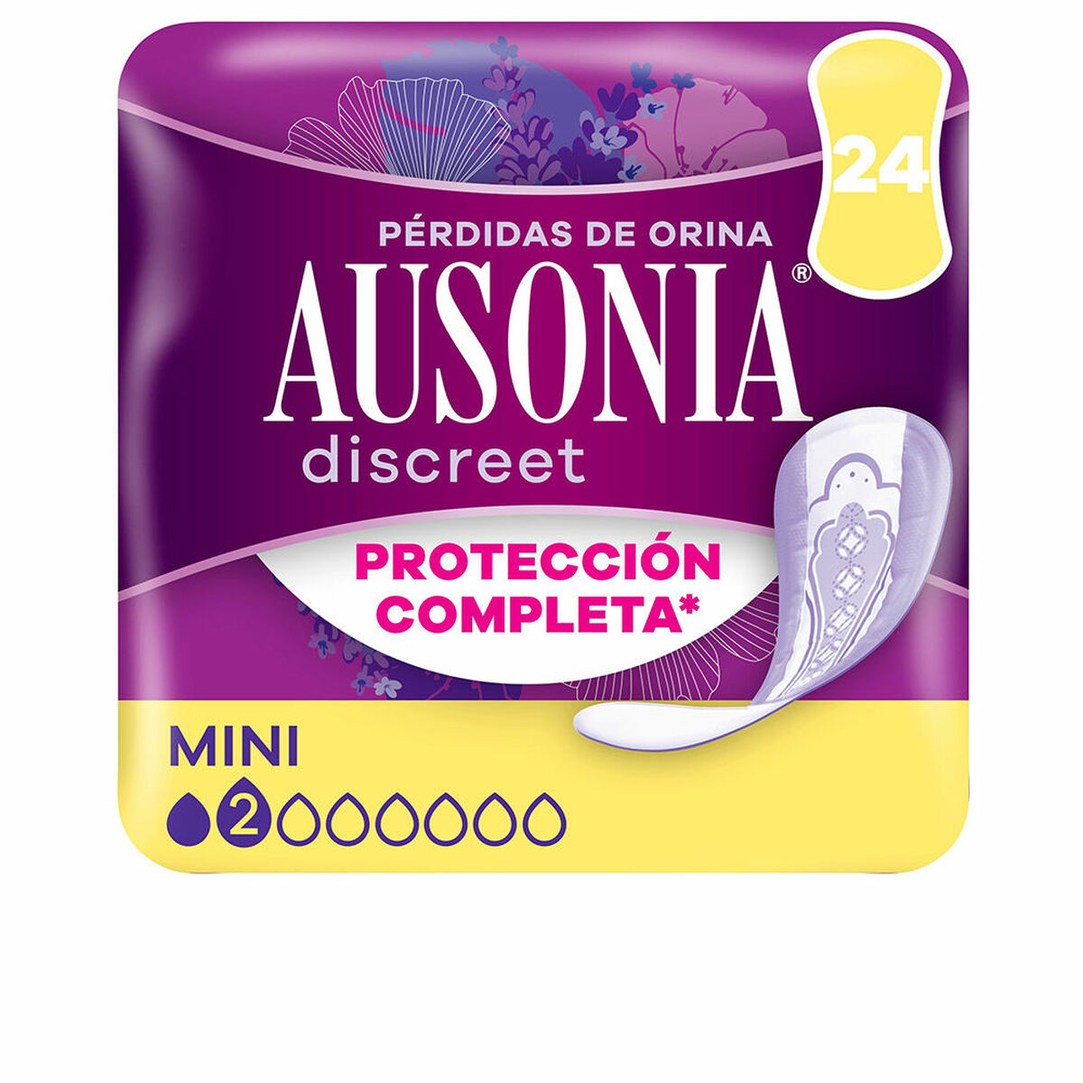 Incontinence Sanitary Pad Ausonia AUSONIA DISCREET Ausonia