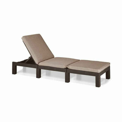 Sun-lounger Allibert by KETER Daytona 195 x 65 x 25,5 cm Brown