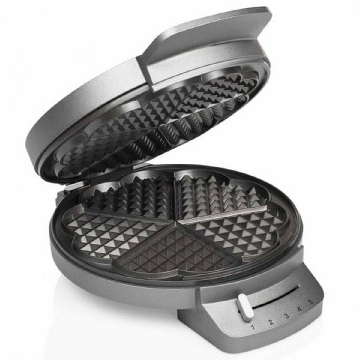 Waffle Maker Princess Princess 132380 Black Silver Steel 1200 W