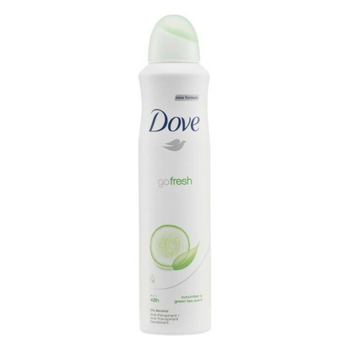 Spray Deodorant Go Fresh Dove Cucumber Green Tea (250 ml) Dove