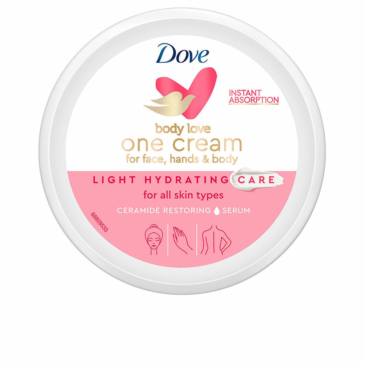 Moisturising Body Cream Dove Body Love 250 ml Dove