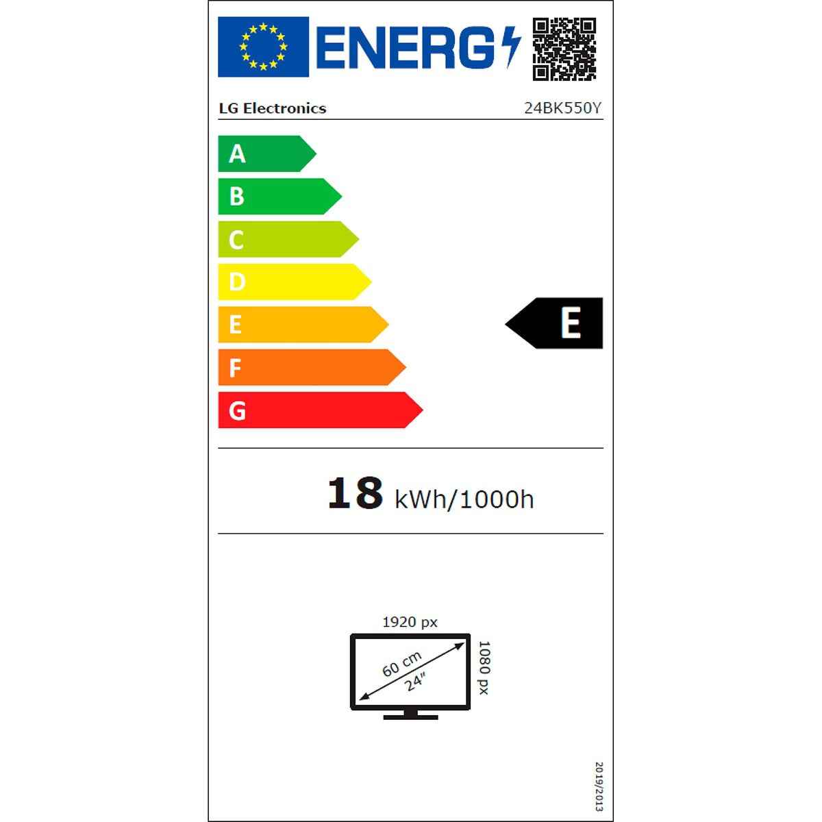 Monitor LG 24BK55YP-W LED 23,8"