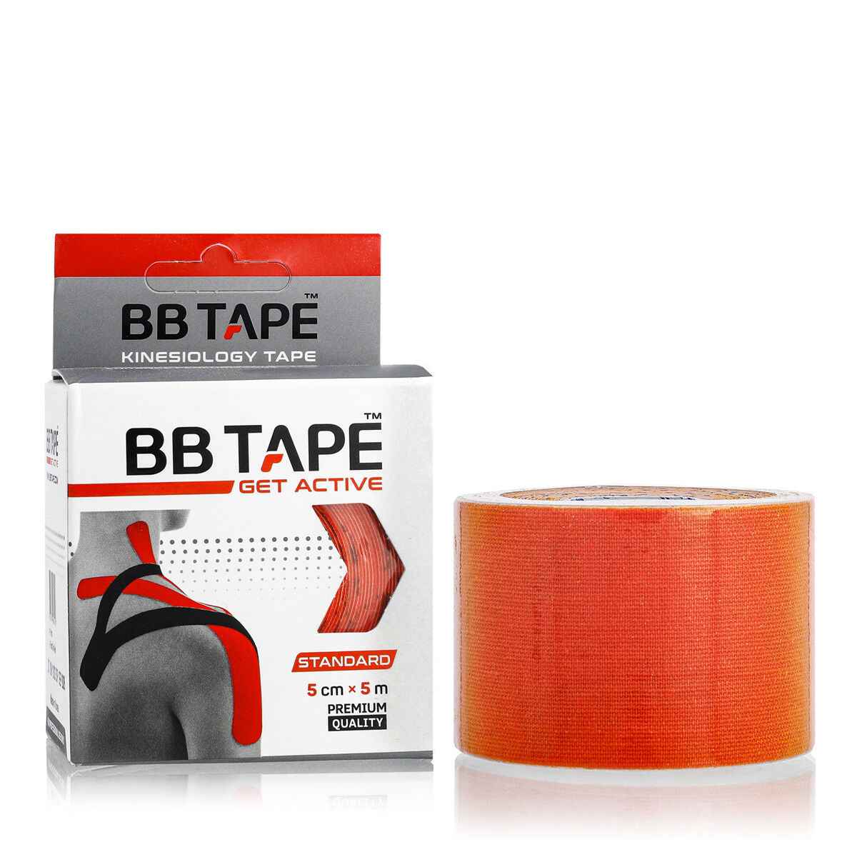 Kinesiology tape Get Active Orange 5 cm x 5 mm