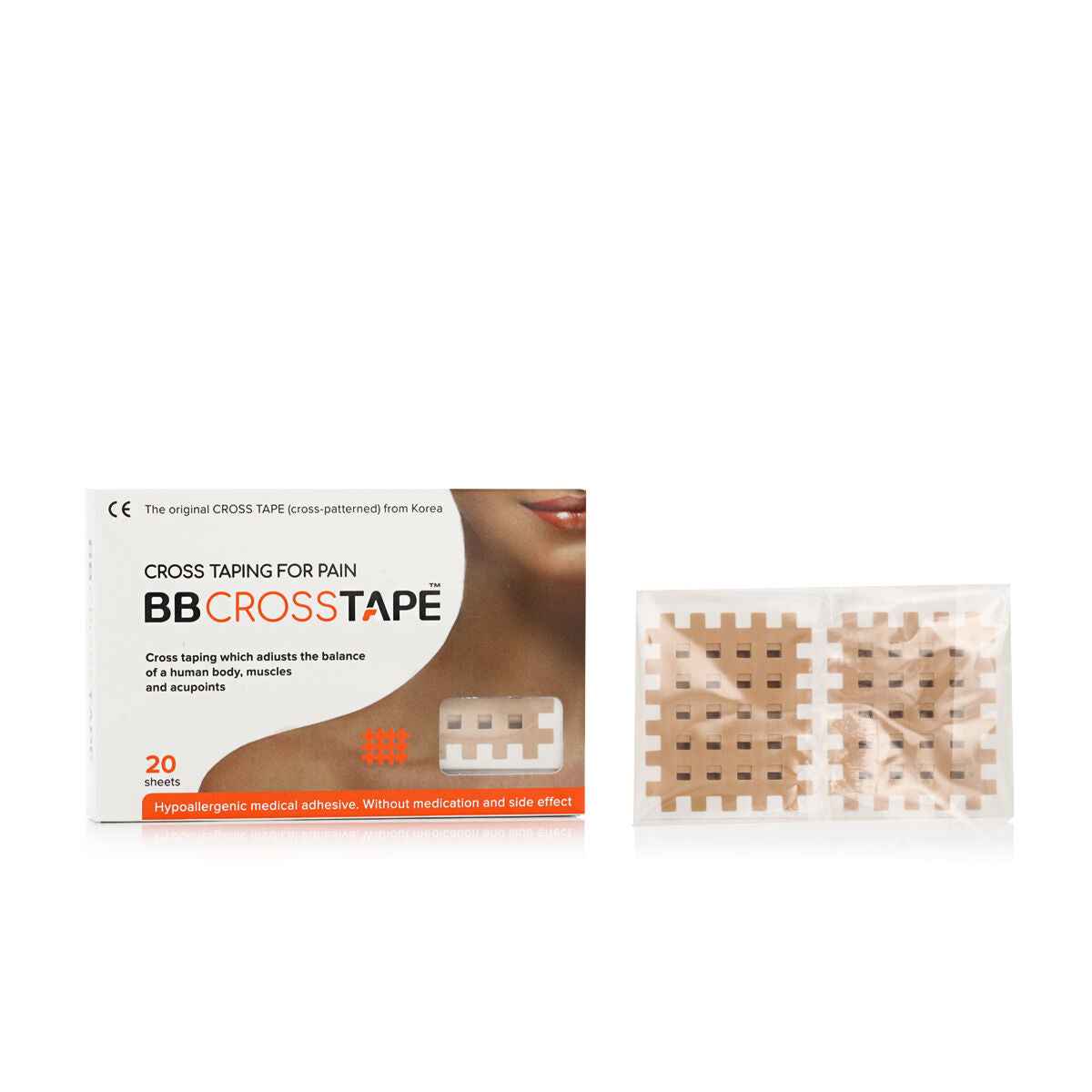 Kinesiology tape Cross Tape 40 Pieces