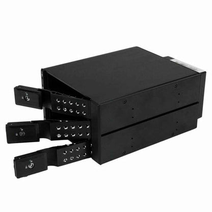 Rack Startech HSB3SATSASBA Black 3,5" Portable