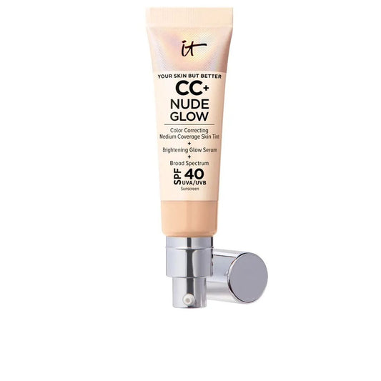 Crème Make-up Base It Cosmetics CC+ Nude Glow Light Medium Spf 40 32 ml It Cosmetics