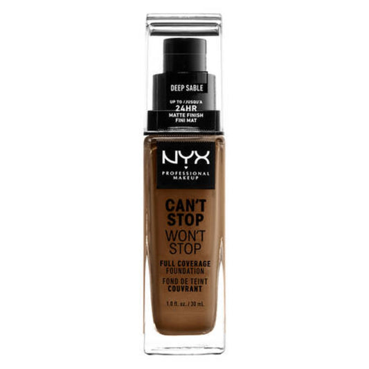 Crème Make-up Base NYX Can't Stop Won't Stop Deep Sable (30 ml) NYX