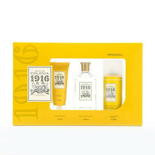 Unisex' Perfume Set Puig Agua de Colonia 1916 3 Pieces Puig