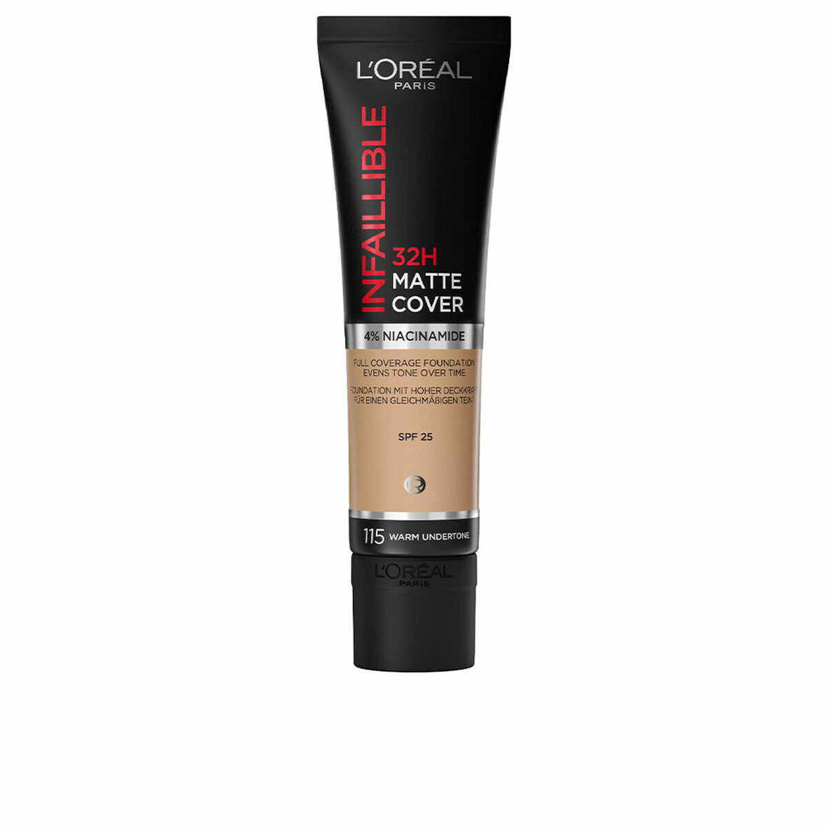 Liquid Make Up Base L'Oreal Make Up Infalible 32H Matte Cover Nº 115 warm undertone Spf 25 LOreal Make Up