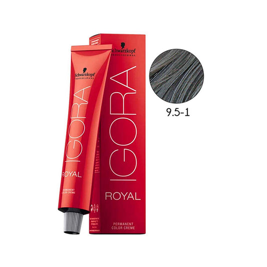 Permanent Dye Schwarzkopf Igora Royal Nº 9.5-1 60 ml Schwarzkopf