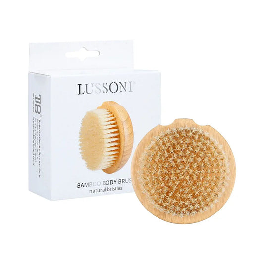 Cleansing and Exfoliating Brush Lussoni Bamboo Circular Lussoni