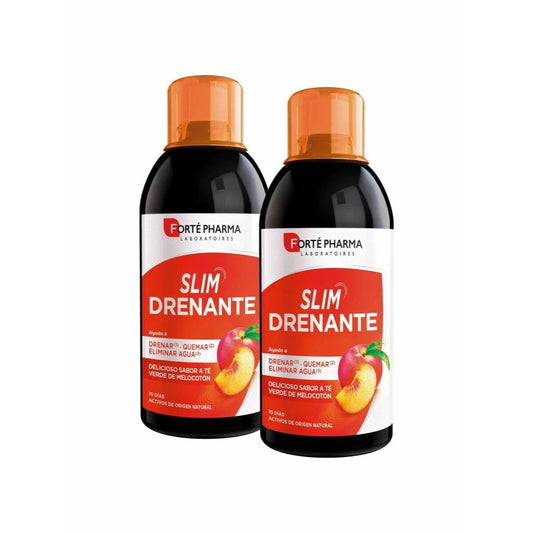 Food Supplement Forté Pharma Slim Drenante 500 ml Peach 2 Units Forté Pharma