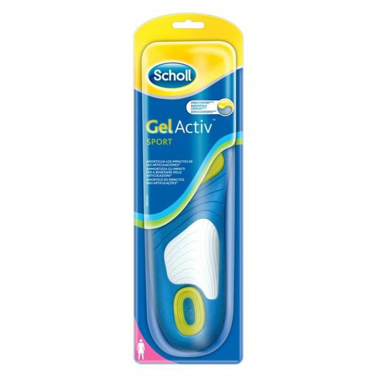 Anti-odour Shoe Inserts Scholl Gel Activ Sport Scholl