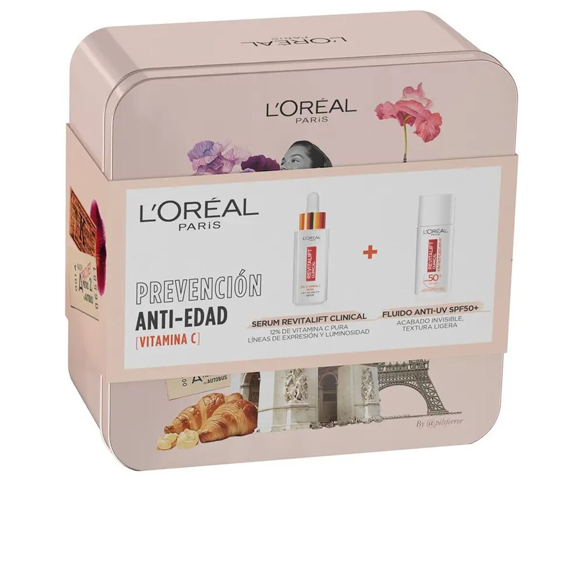 Cosmetic Set L'Oreal Make Up REVITALIFT CLINICAL 2 Pieces LOreal Make Up