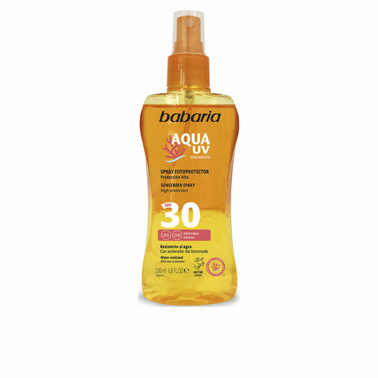 Body Sunscreen Spray Babaria Solar Aqua UV SPF 30 (200 ml) Babaria