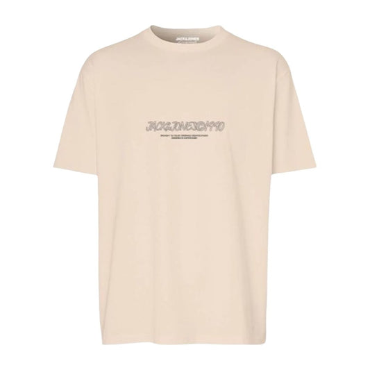 Men’s Short Sleeve T-Shirt Jack & Jones JORBRONX TEE SS CREW NECK FST 12263936 Beige Jack and Jones