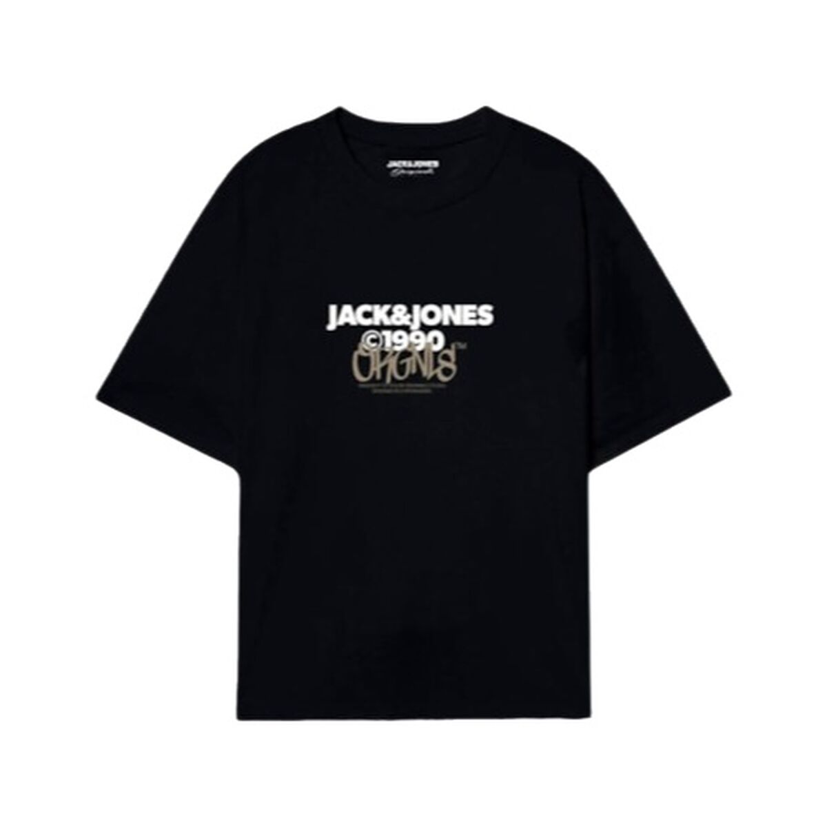 Men’s Short Sleeve T-Shirt Jack & Jones JORBUSHWICK TEE SS CREW NECK FST 12263939 Black Jack and Jones