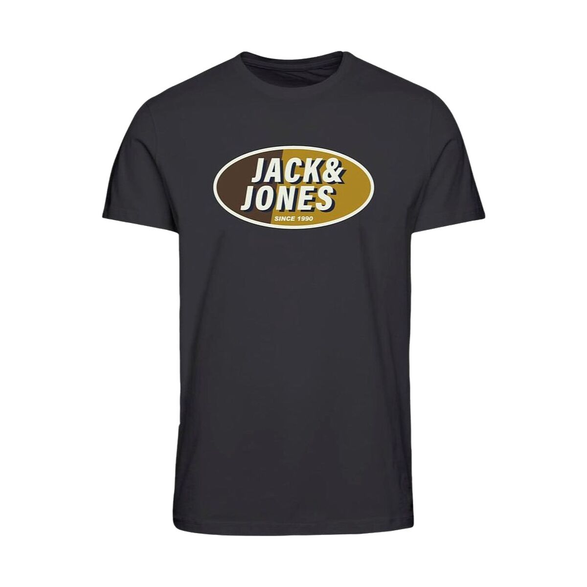 Men’s Short Sleeve T-Shirt Jack & Jones JCORAY COLOR TEE SS CREW NECK 12267378 Black Jack and Jones