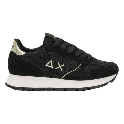 Women's casual trainers SUN68 ALLY GLITTER TEXTILE Z44204 11 Black