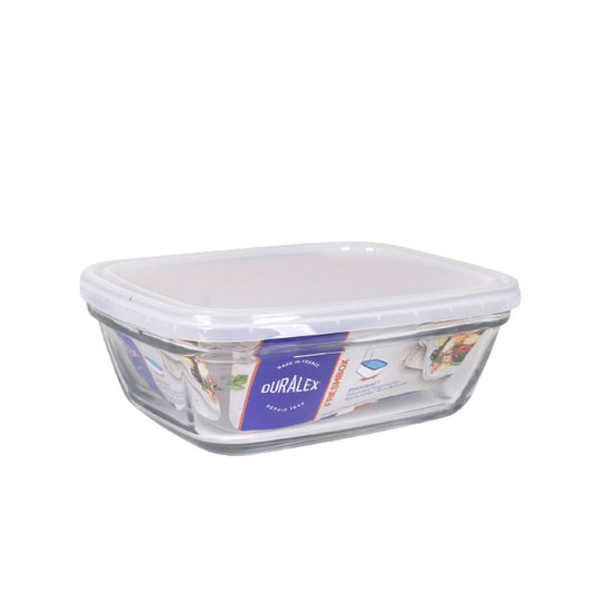 Rectangular Lunchbox with Lid Duralex Freshbox 1,1 L Transparent Rectangular Duralex