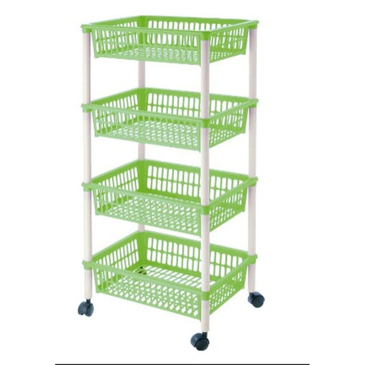 Vegetable trolley Tontarelli Mito 4 Green 40 x 29 x 62 cm Tontarelli