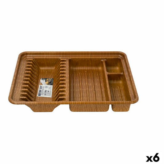 Draining Rack for Kitchen Sink Quttin 39 x 52 cm (6 Units)