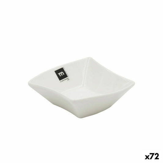 Bowl La Mediterránea Snack White 12 x 12 x 4,2 cm (72 Units)