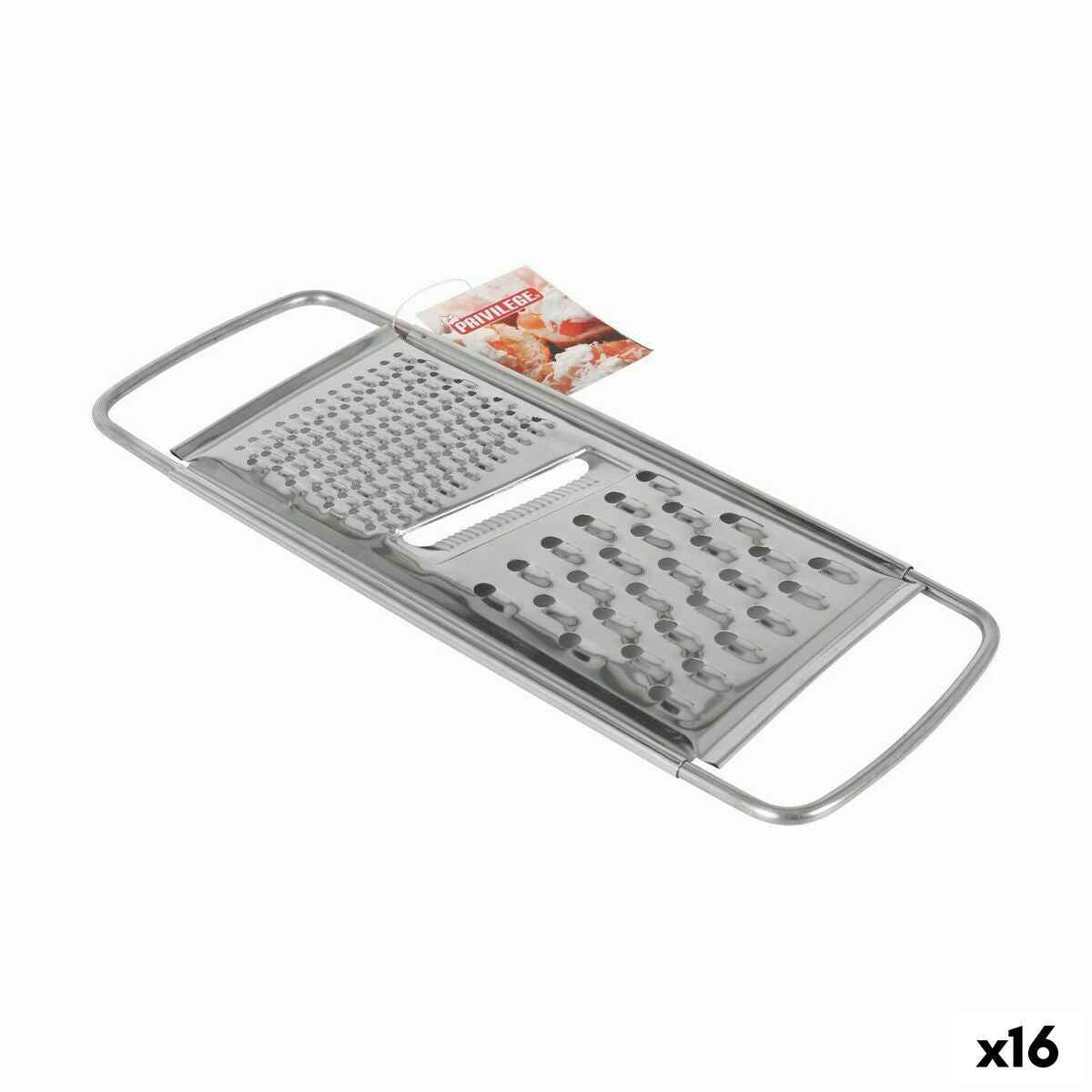 Mandolin Grater Quttin 3-in-1 10,5 x 26 cm (16 Units)