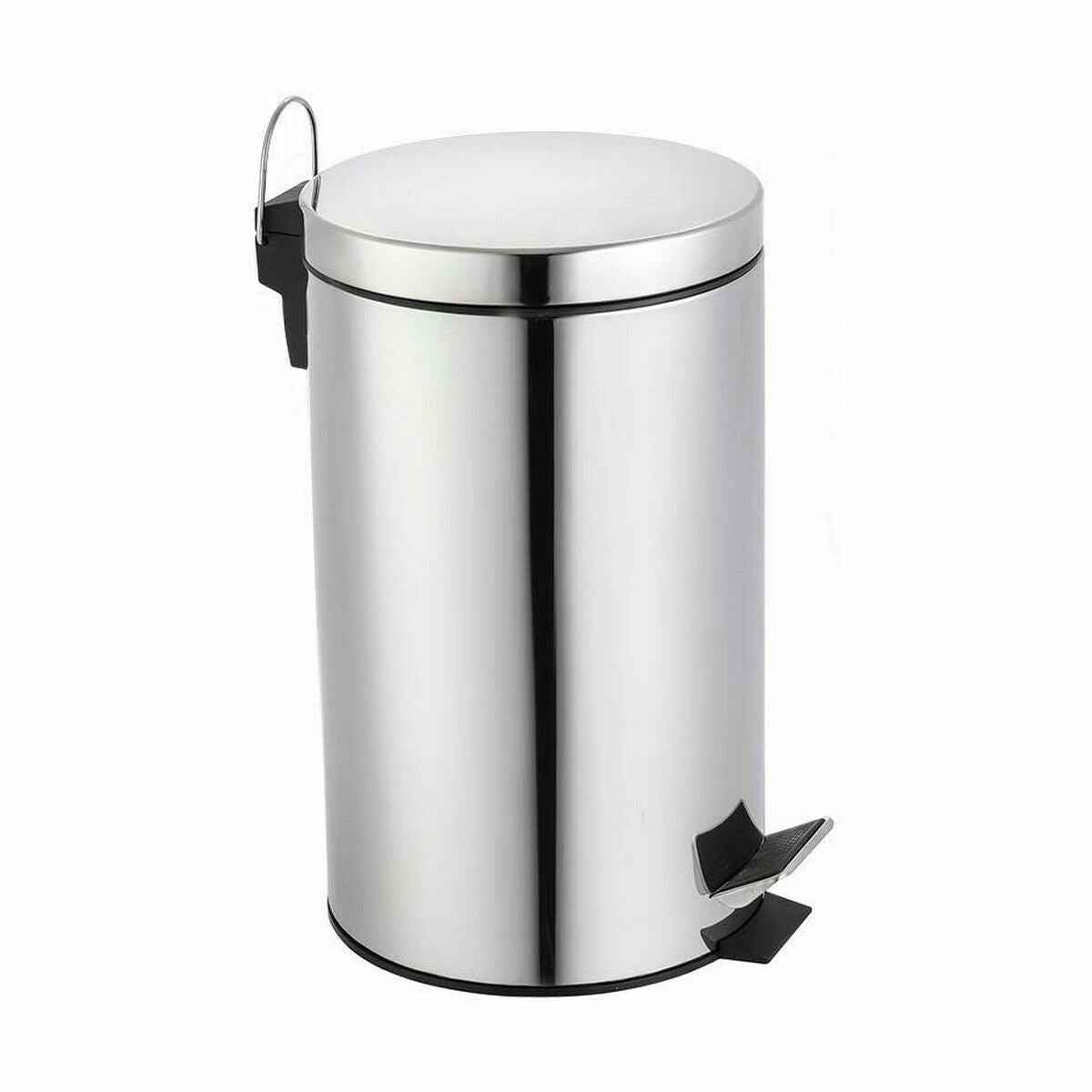 Waste bin with pedal Confortime Silver 20 L (2 Units)