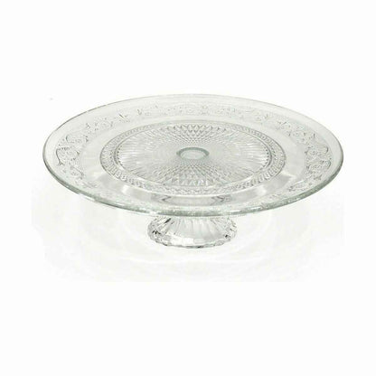 Cake and sponge cake dish La Mediterránea Glass 33 x 33 x 9,5 cm (6 Units)