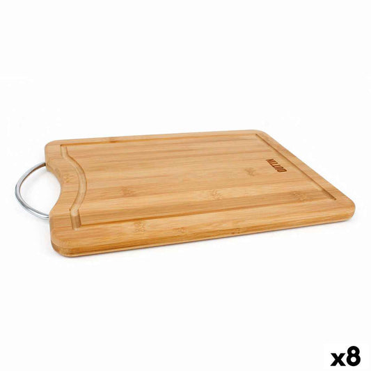 Cutting board Quttin Bamboo 32,5 x 25 x 1,7 cm (8 Units)