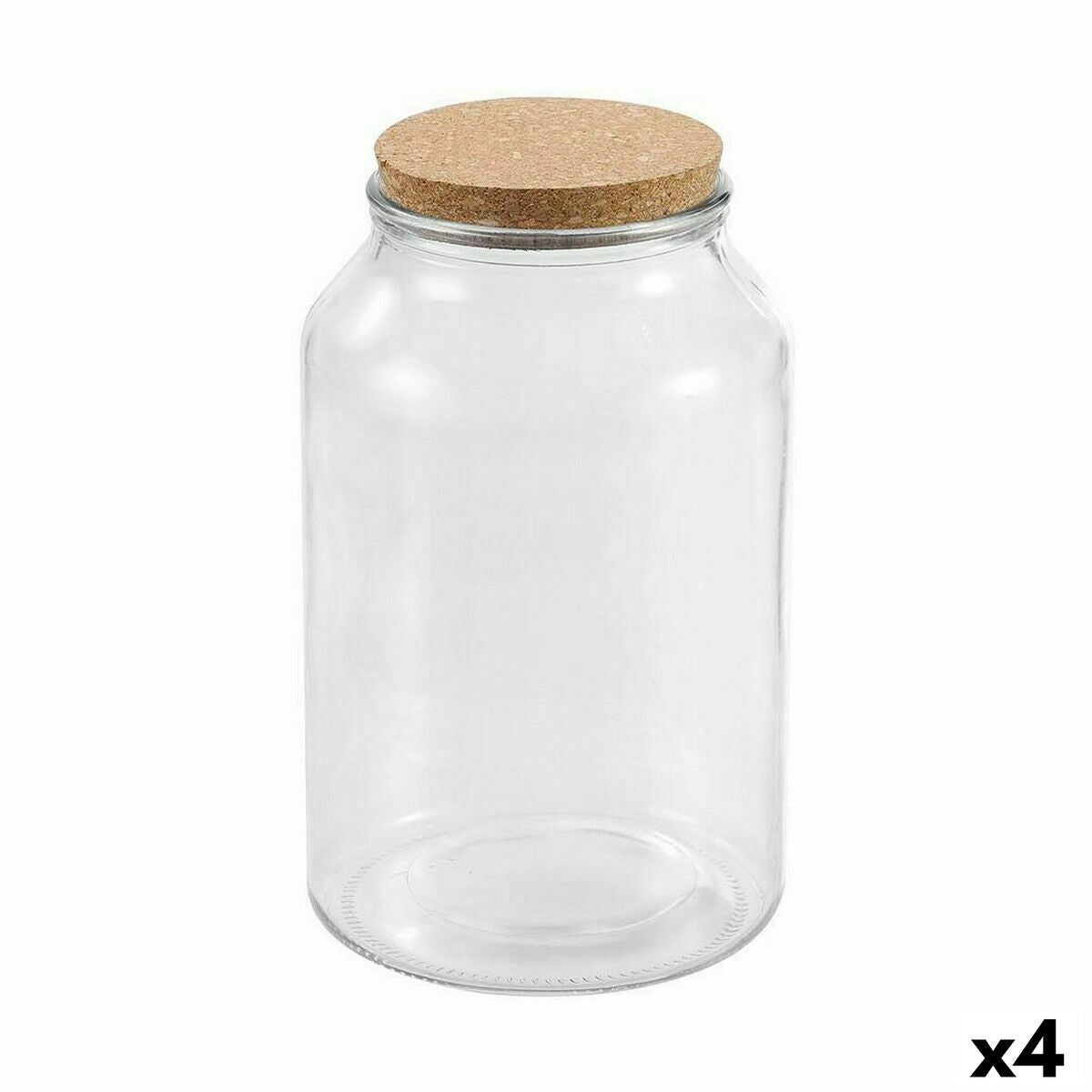 Jar La Mediterránea 3,8 L Glass (4 Units)