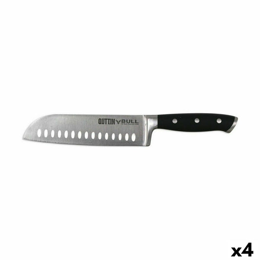 Santoku Knife Quttin Bull 17 cm (4 Units)