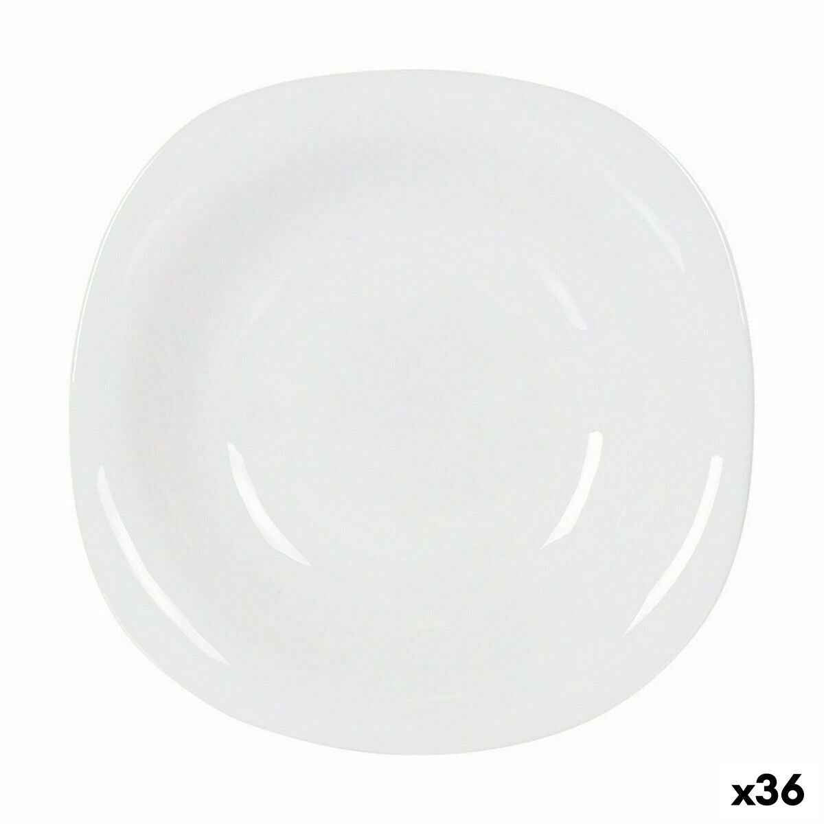 Deep Plate La Mediterránea Palaos 21 x 21 x 3,5 cm (36 Units)