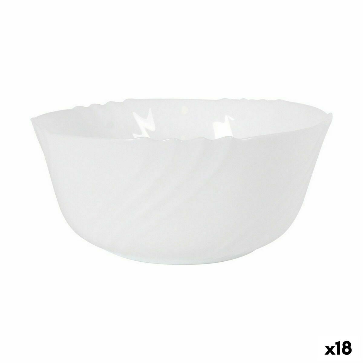 Salad Bowl La Mediterránea Everett 22 x 22 x 9,5 cm (18 Units) La Mediterránea