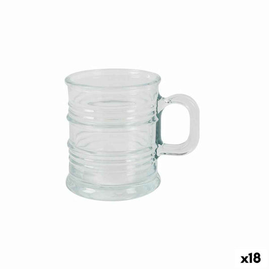 Set of Mugs La Mediterránea Parker 260 ml 18 Units (2 Pieces)