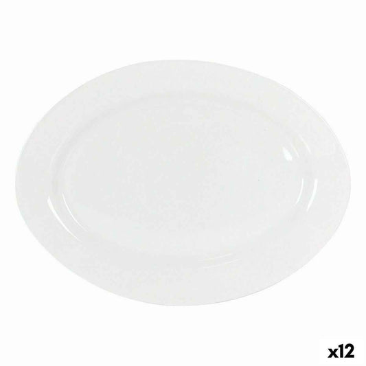 Serving Platter La Mediterránea Temara Oval 35,5 x 25 cm (12 Units)