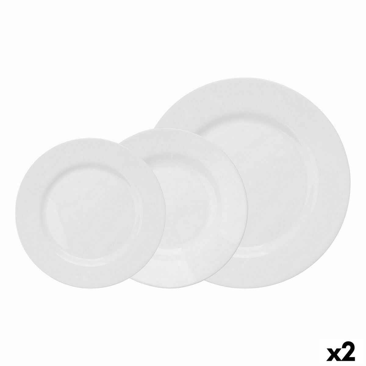 Flat Plate La Mediterránea Temara 18 Pieces (2 Units)