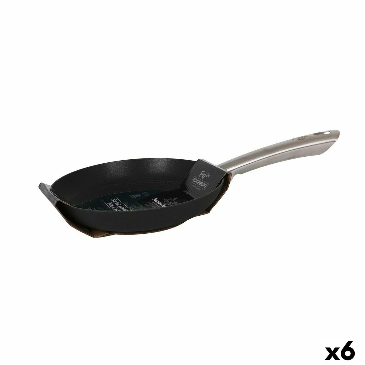 Pan Santa Clara Ecoferro Cast Iron Ø 20,5 x 39 cm (6 Units)