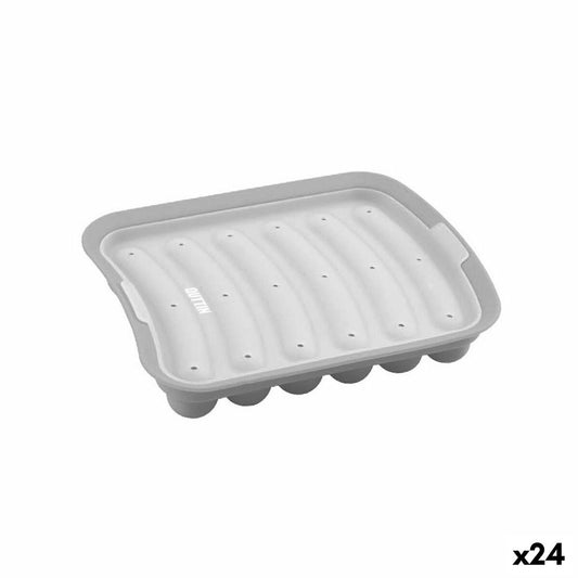 Sausage mould Quttin Microwave Silicone 17 X 18 cm (24 Units)