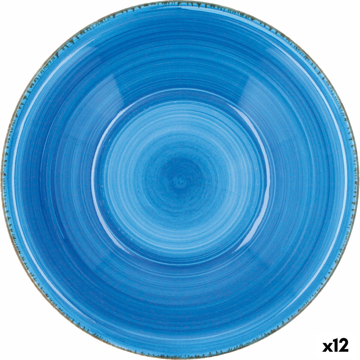 Dessert dish Quid Vita Ceramic Blue (19 cm) (12 Units)