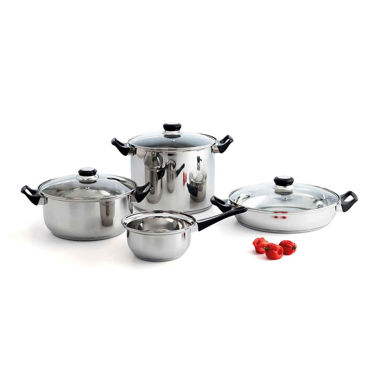 Saucepan Quid Habitat Steel Metal 14 x 7 cm (6 Units)