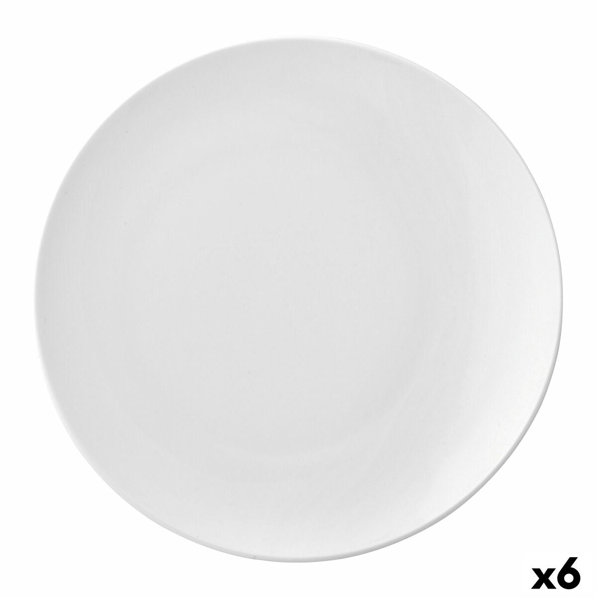 Flat plate Ariane Vital Coupe Ceramic White (Ø 27 cm) (6 Units)