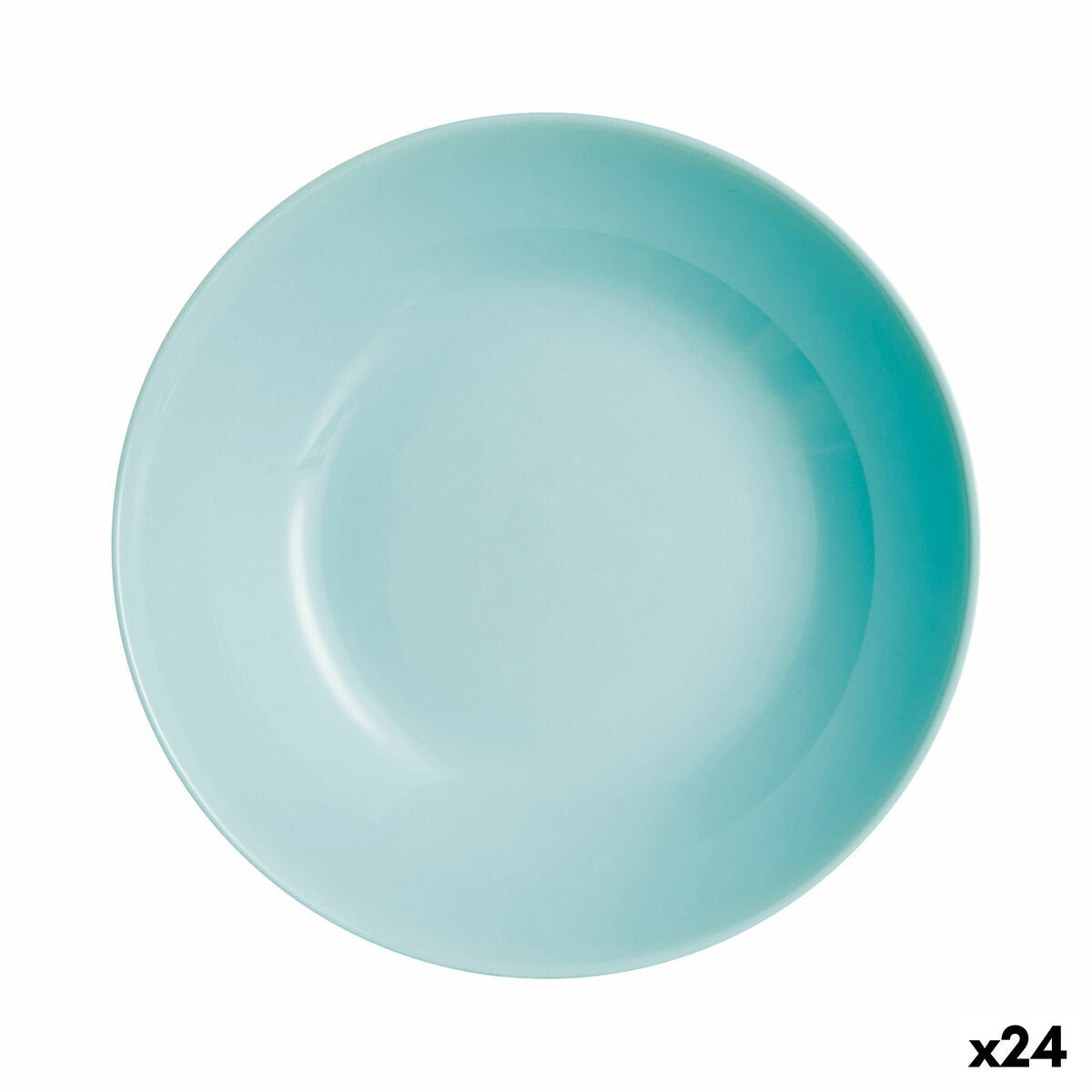 Deep Plate Luminarc Diwali Turquesa 20 cm Turquoise Glass (24 Units)