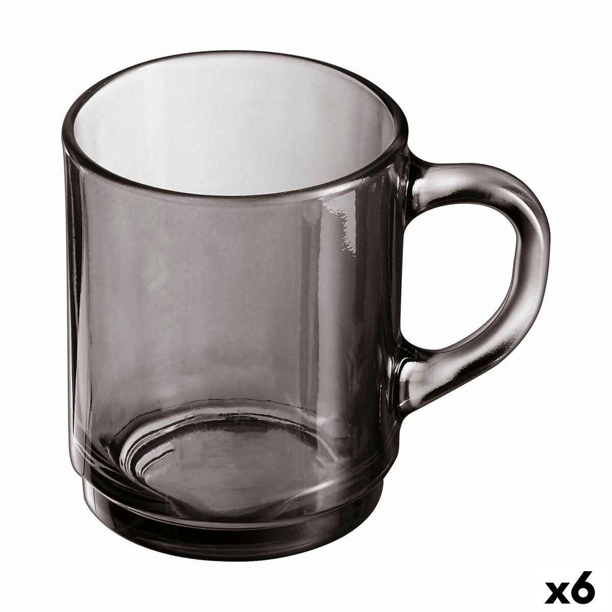 Cup Luminarc Alba Grey Glass 250 ml (6 Units)