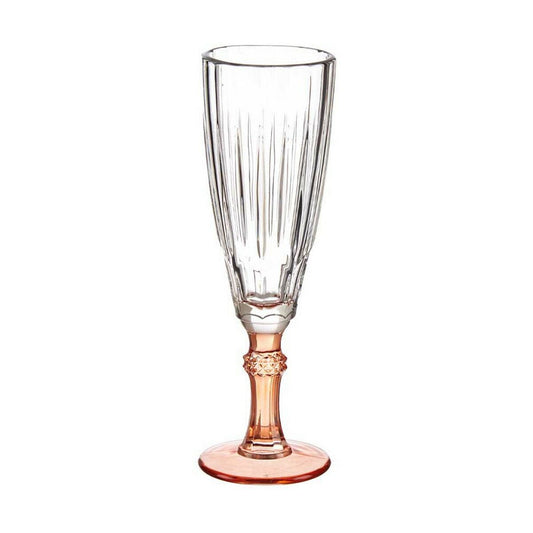 Champagne glass Vivalto Exotic Salmon Crystal 170 ml (6 Units)